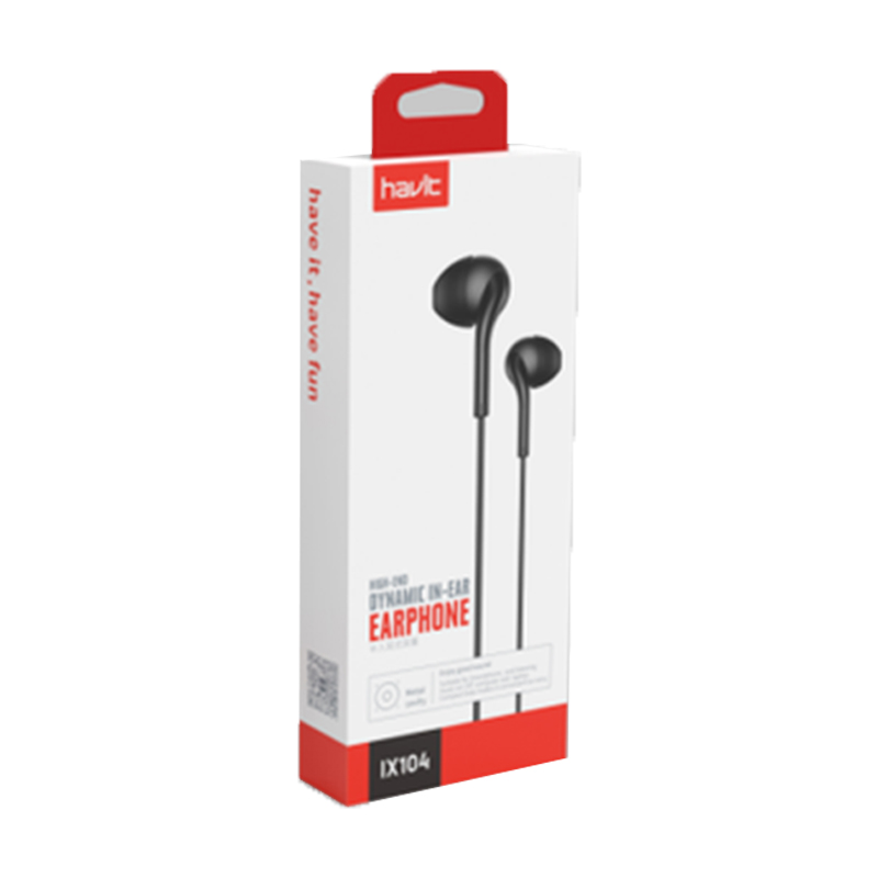 Havit-IX104-High end Dynamic in ear Earphone - Celltronics.lk | Online Mobile and Accessories Store in Sri Lanka