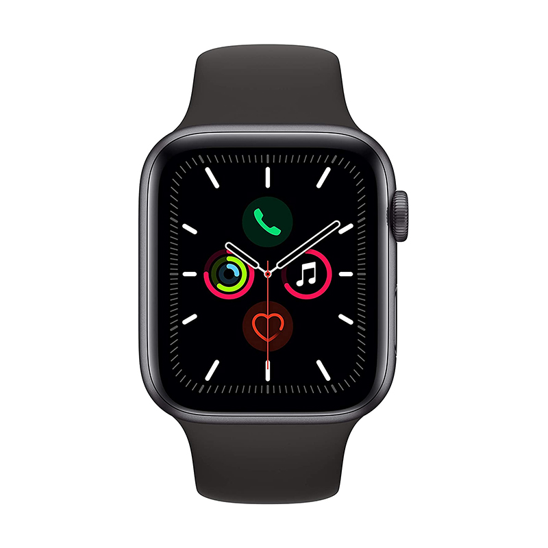 Apple Watch Series 5 44MM Space Gray - Black Sport Band | Celltronics.lk