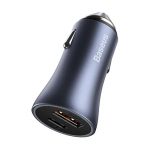 Baseus Golden Contactor Pro 40W Dual Port USB + Type-C Quick Car Charger Set - Image 3