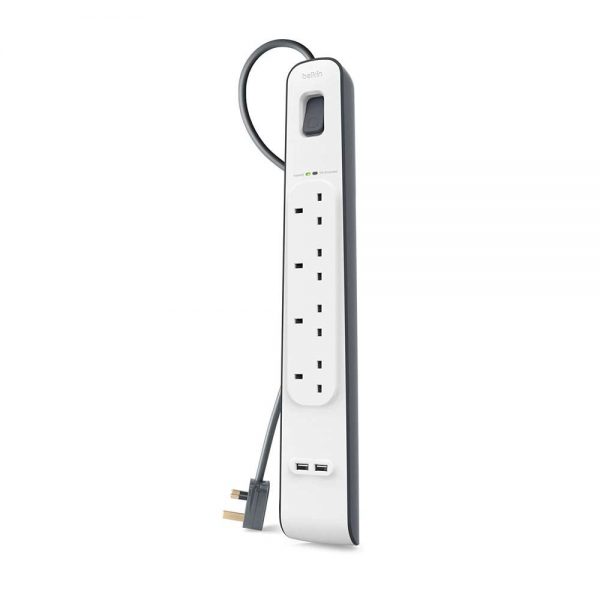 Belkin Surge Plus 4 2USB Multi Power Strip
