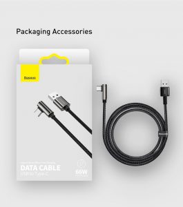 Baseus legend series elbow fast charging data cable USB to type - c