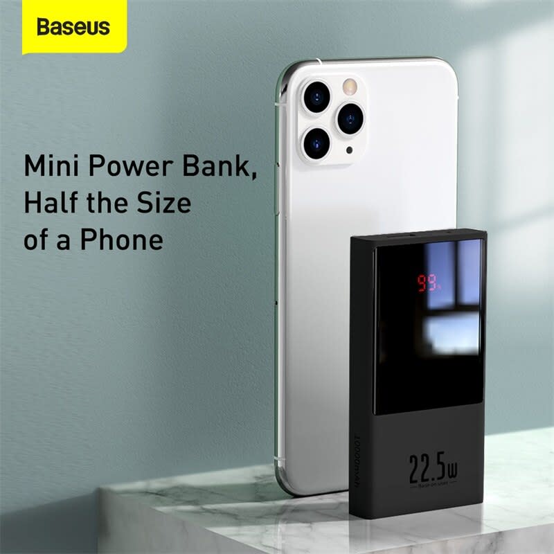 Baseus 10000 20000mAh Mini Power Bank 22 5W Quick Charging External Battery Charger Digital Display PD 3 1119396fbb