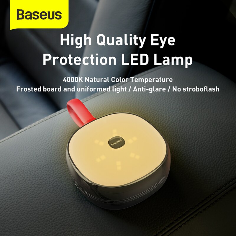 Baseus Car Solar Reading Light High Quality Eye Protection LED Car Light 4