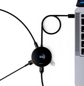Baseus Round Box Hub Adapter 4USB - Image 2