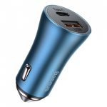 Baseus golden contactor pro dual quick car charger U+C 40W set - Image 5