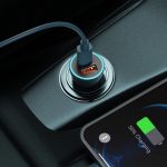 Baseus golden contactor pro dual quick car charger U+C 40W set - Image 4