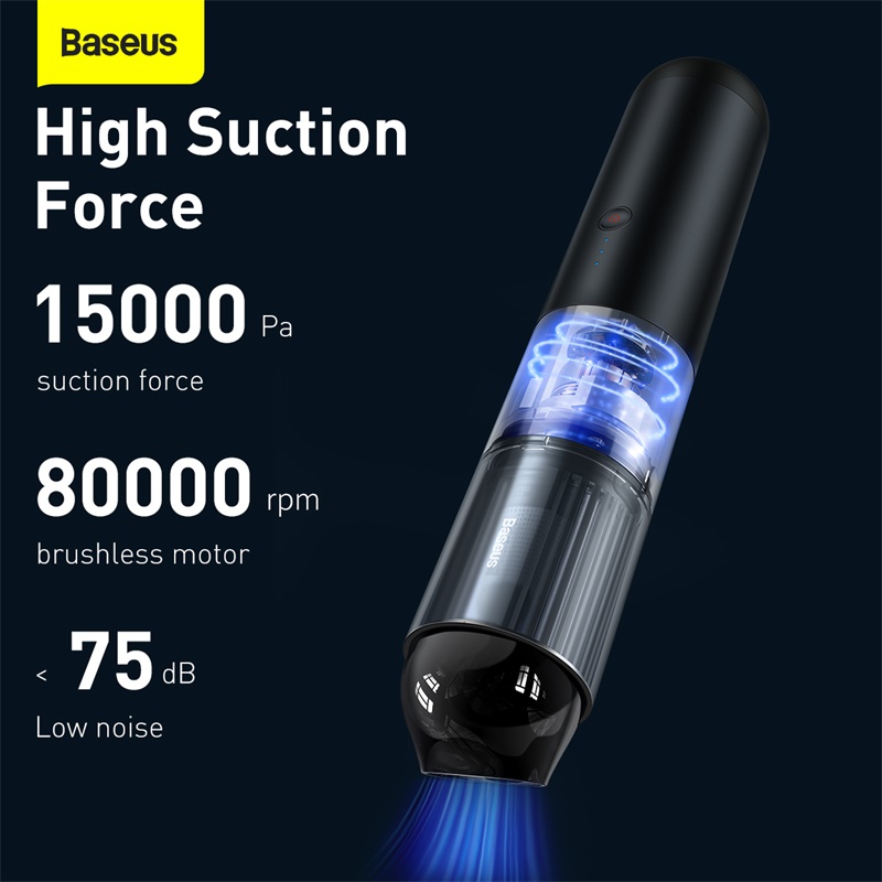 Baseus 15000Pa Car Vacuum Cleaner Wireless Vacuum Cleaner with LED Light 1