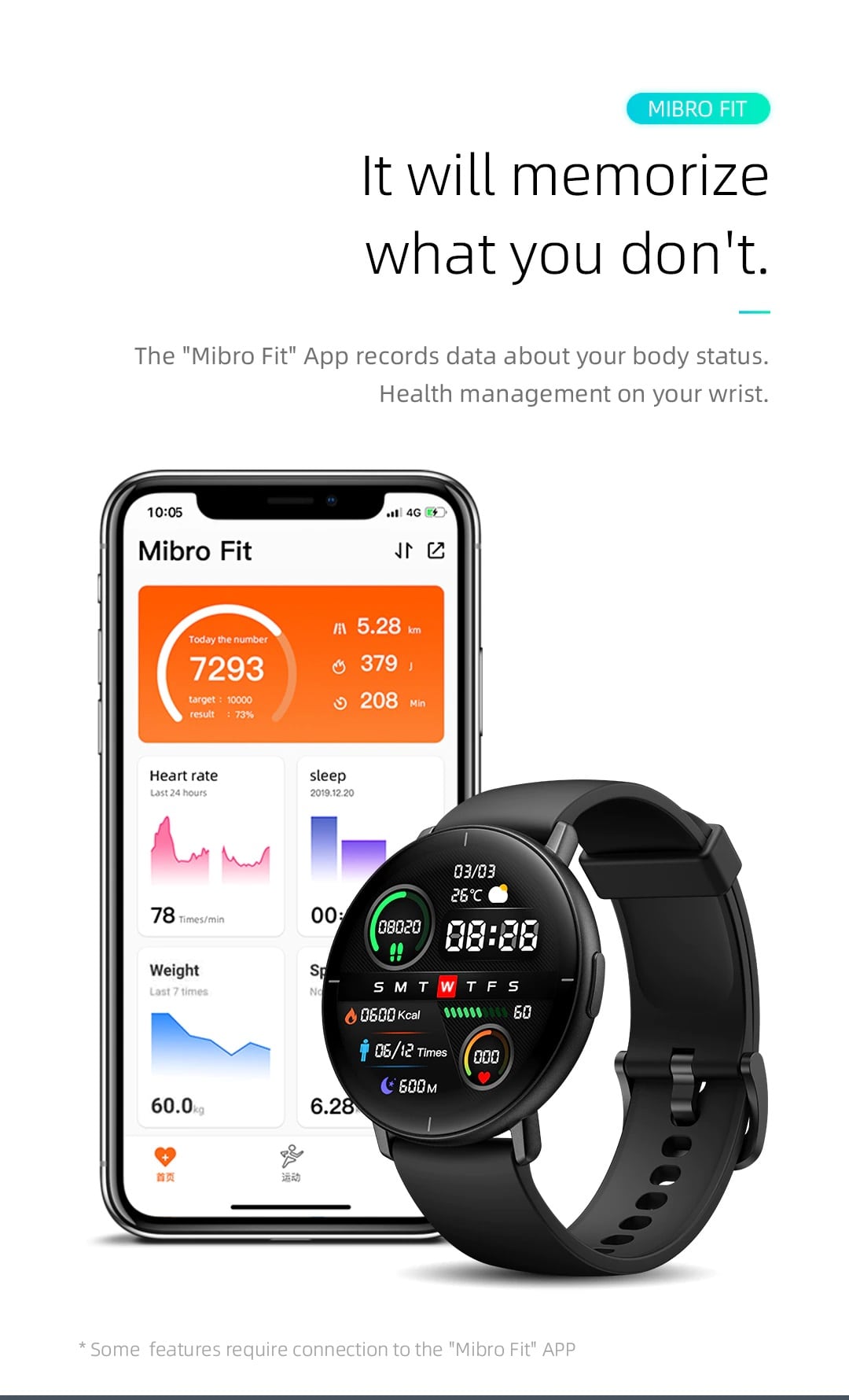 Buy Xiaomi MiBro Lite Smart Watch in Pakistan at Dab Lew Tech 3 1