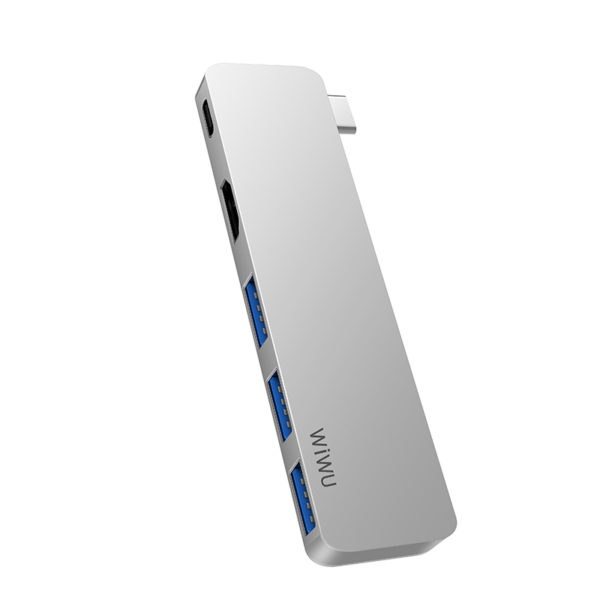 WiWU T6 Pro 5 In 1 USB Type-C Hub