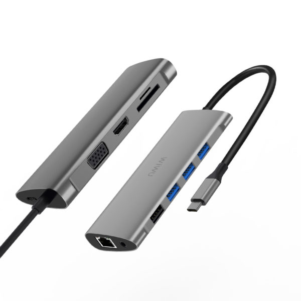 WiWU Alpha A11 11-in-1 Type-C Hub Adapter