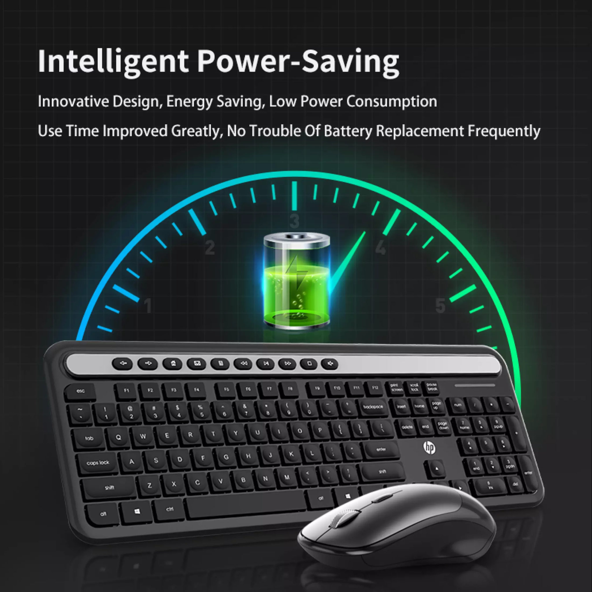 HP CS500 Wireless Original Keyboard & Mouse Combo Celltronics.lk