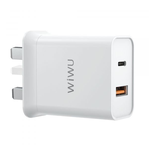 WIWU COMET USB-C + QC3.0 UK 20W POWER ADAPTER