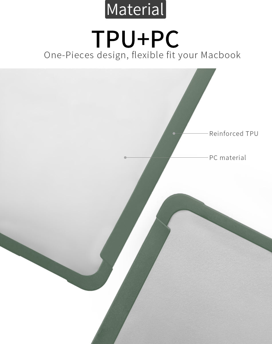 wiwu ishield tpu frame pc protect case for macbook 3