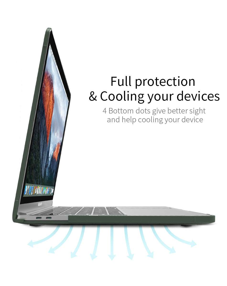 wiwu ishield tpu frame pc protect case for macbook 5