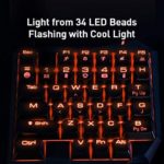 Baseus Gamo GK01 One-Handed Gaming Keyboard, Black - Image 3