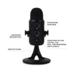 JBL Commercial CSUM10 Compact USB Microphone for Recording, Streaming and Online Calls, Black, Medium - Image 4