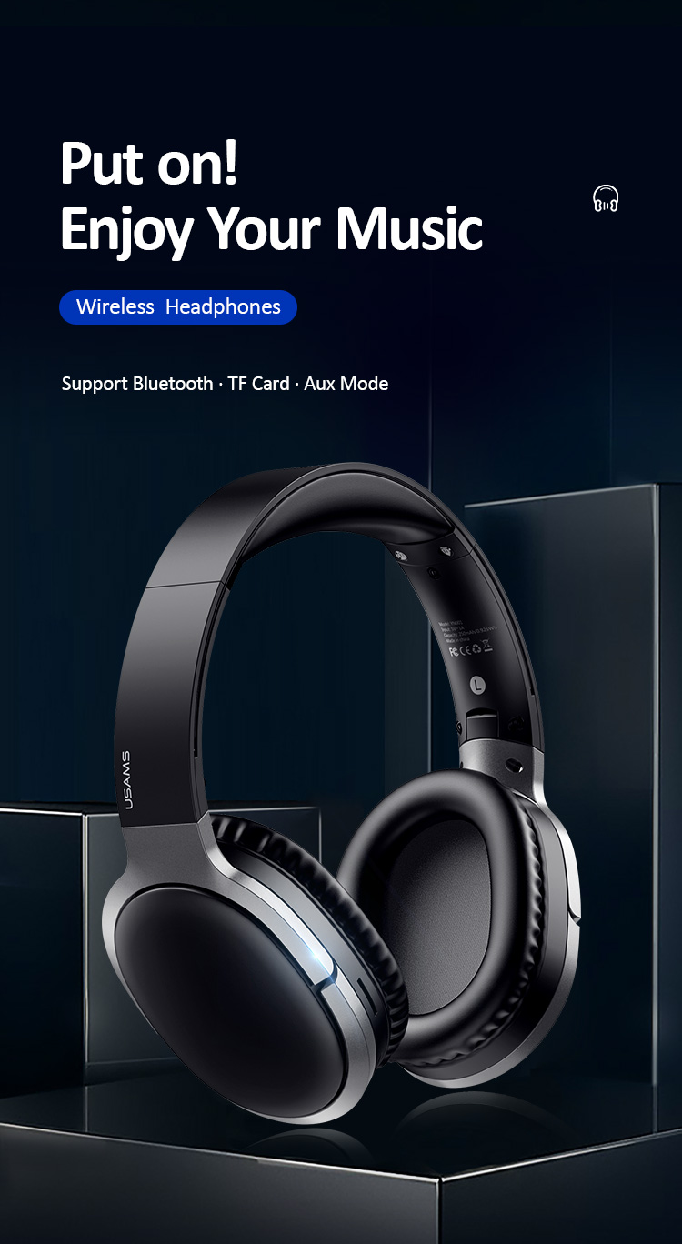 USAMS US-YN001 Wireless Noise Cancelling Headphones - YN Series ...