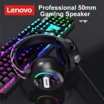 Lenovo H401 Gaming Headset Over-ear 3.5mm USB 7.1 Surround Sound Deep Bass Stereo Game Headphones with Mic for PC Laptop Gamer - Image 3
