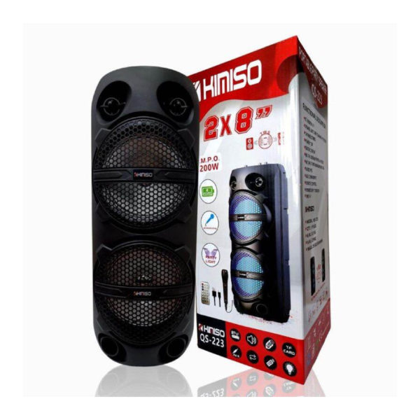 KIMISO QS223 8inch Portable Wireless Bluetooth Speaker Celltronics.lk