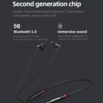 Lenovo HE05x Sports Magnetic Wireless Neckband Earphones - Image 2