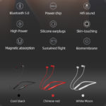 Lenovo HE05x Sports Magnetic Wireless Neckband Earphones - Image 4