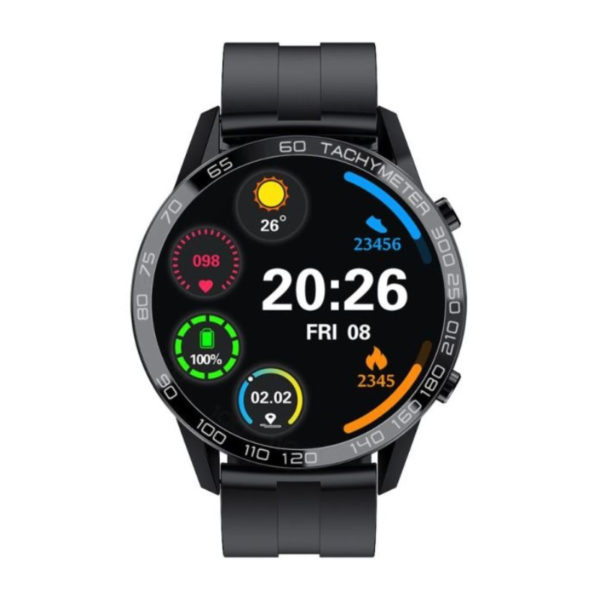 Xcell Classic-3Talk Smart Watch Black with Black Silicon Strap ...