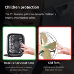Baseus Foldable Vehicle USB Fan - Image 6