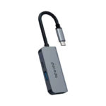 Porodo 3 in 1 Aluminum USB-C to HUB