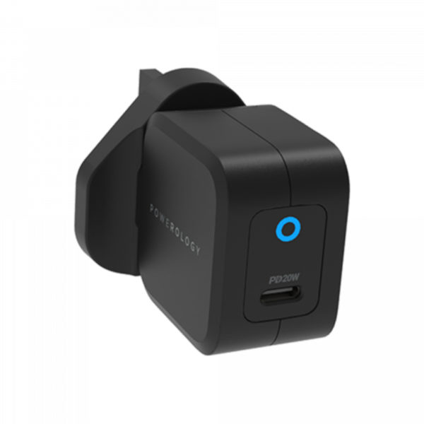 Powerology Ultra-Compact GaNÂ PD 20W USB-C Charger