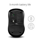 RAPOO 1620 Wireless Optical Mouse Black - Image 2