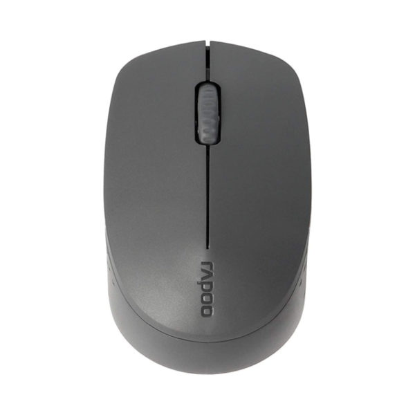 RAPOO M100 Multi-Mode Wireless Silent Optical Mouse - Dark Grey, Compact