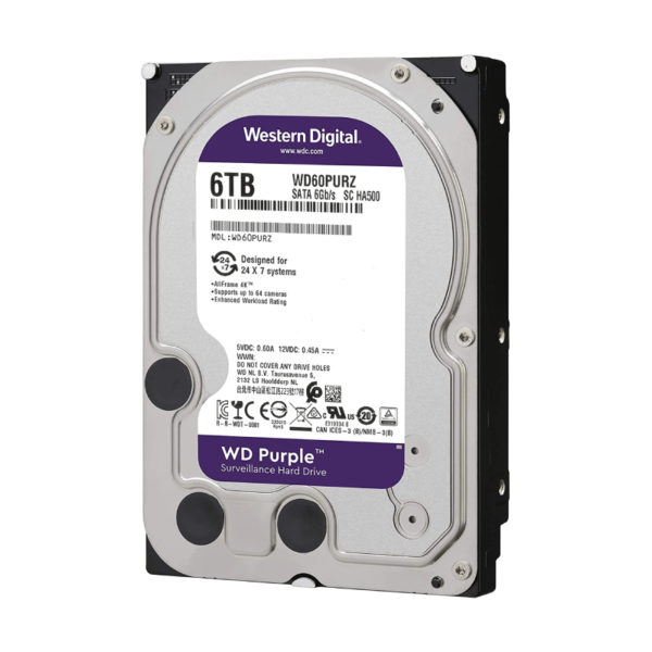 Western Digital Surveillance 2TB Purple Hard Drive WD22PURZ