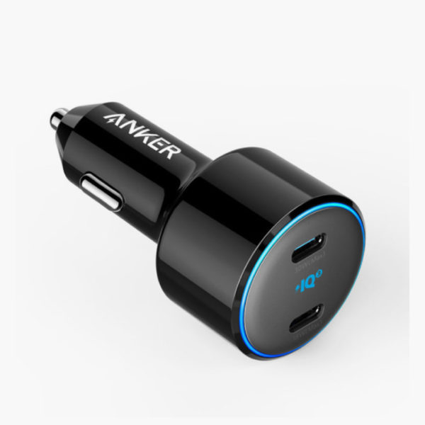 Anker PowerDrive+ III Duo 48W Car Charger with 2 USB-C PowerIQ 3.0 Ports