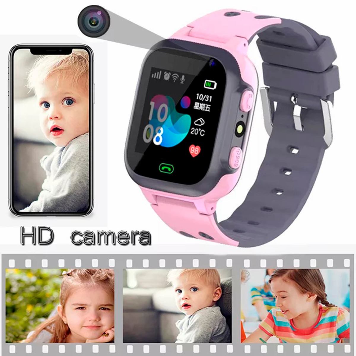 MEIMI M1 Kids Safety Tracking Smart Watch AppleMe