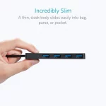 Anker 4-Port Ultra Slim USB 3.0 Data Hub (A7516612) - Image 4