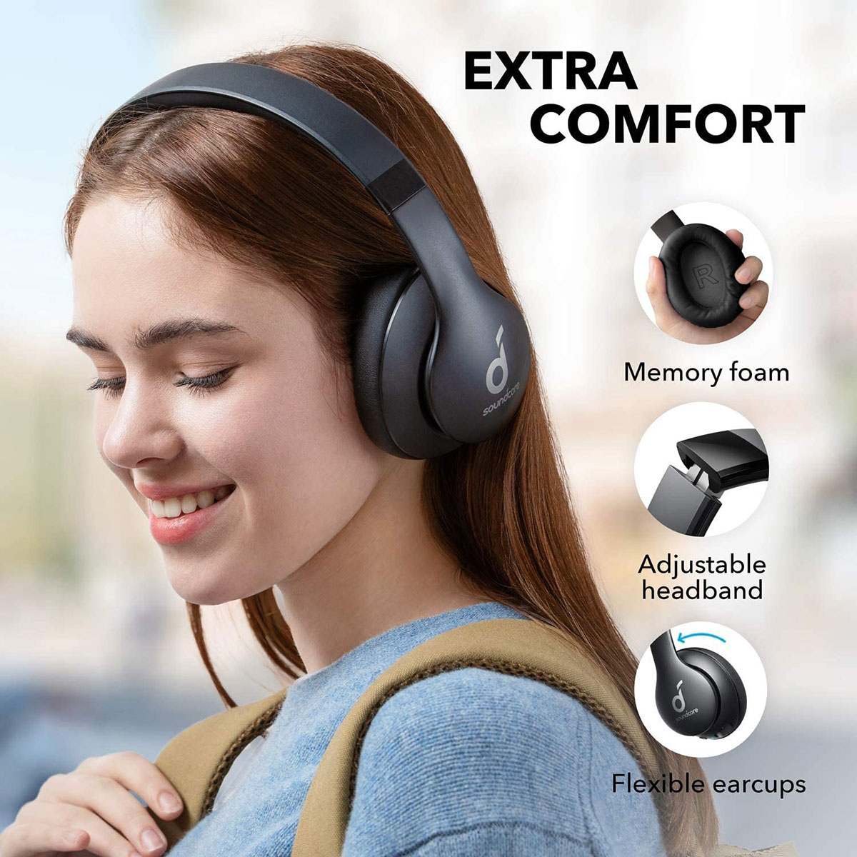 Anker Soundcore Life 2 Neo Wireless Bluetooth Headphones Black 8