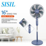 Sisil 65W 3 Speeds Pedestal Fan – SL-SF1607 - Image 2