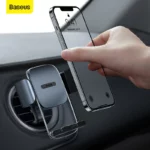 Baseus Easy Control Clamp Car Mount Holder (Applicable to Round Air Outlet) - Image 2