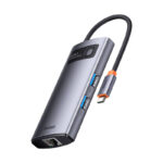 Baseus Starjoy 4in1 4 Port Type-C Hub Adapter (Type-C to USB 3.0 x 3 + RJ45 x 1)
