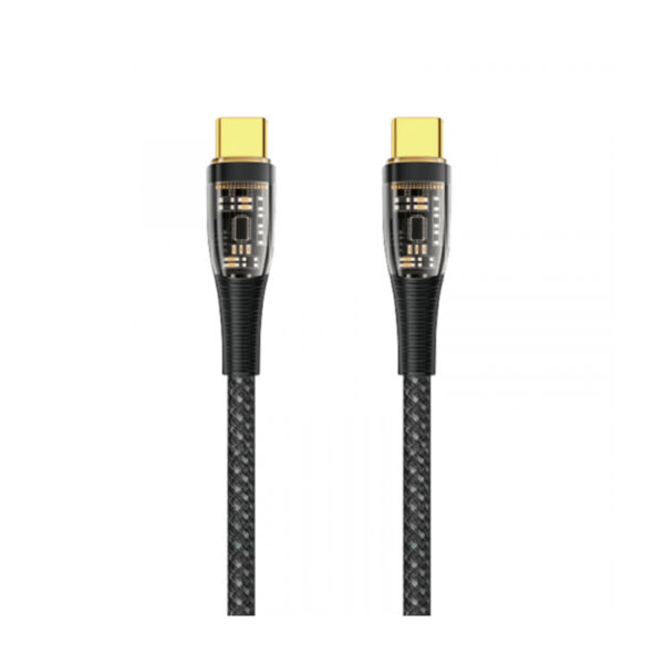 WiWU TM02 100W PD Data Cable Type-C to Type-C 2M - Black