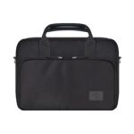 Green Lion Riven Laptop Handbag - Black