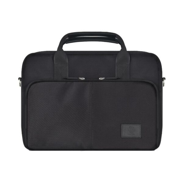 Green Lion Riven Laptop Handbag - Black