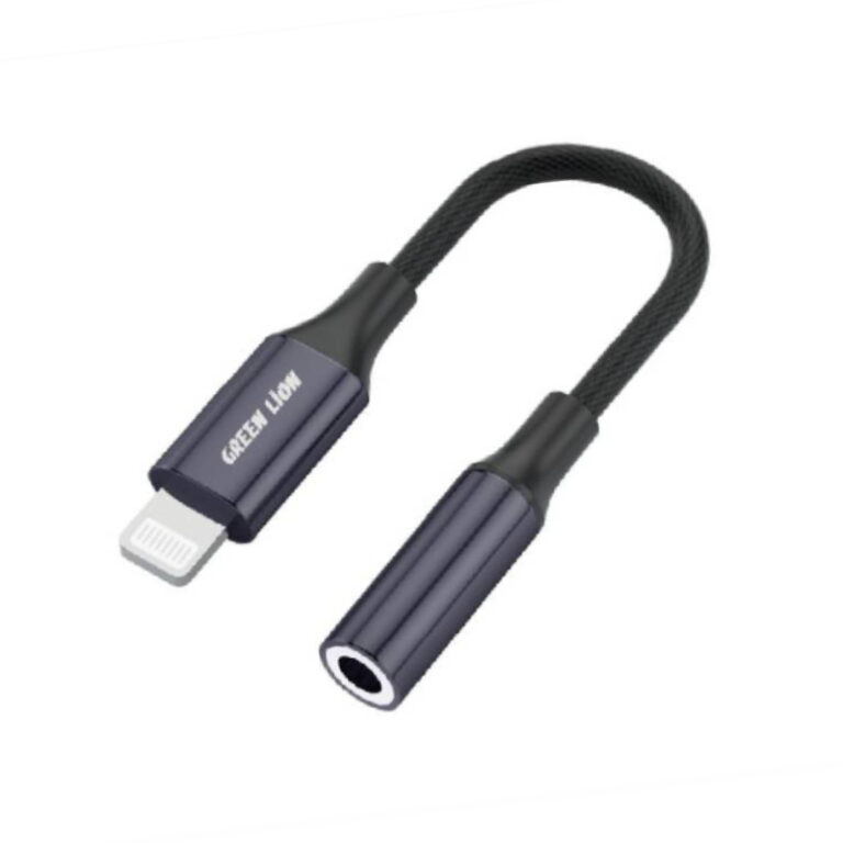 Green Lion Earphone Adapter Lightning to 3.5mm Audio Cable (12cm