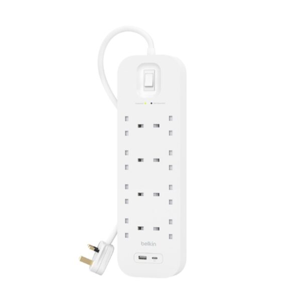 Belkin Surge Protector 8 Outlet with 1 USB-C & 1 USB-A