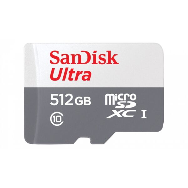 SanDisk Ultra microSDXC 512GB 100MB/s UHS-I Memory Card