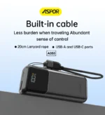 Aspor A353 10000mAh Mini Power Bank - Image 3