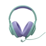 JBL Quantum 100M2 Wired Over-Ear Gaming Headset - Cyan - Image 2