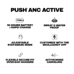 Skullcandy Push ANC Active Noise Canceling Earbuds - Image 3