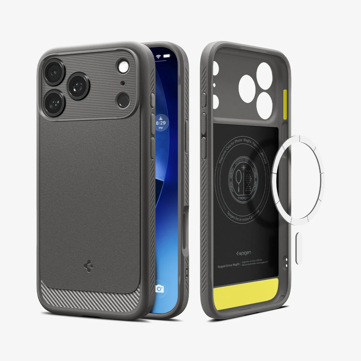 Spigen iPhone 17 Pro Max Case Rugged Armor (Mag Fit) - Image 7