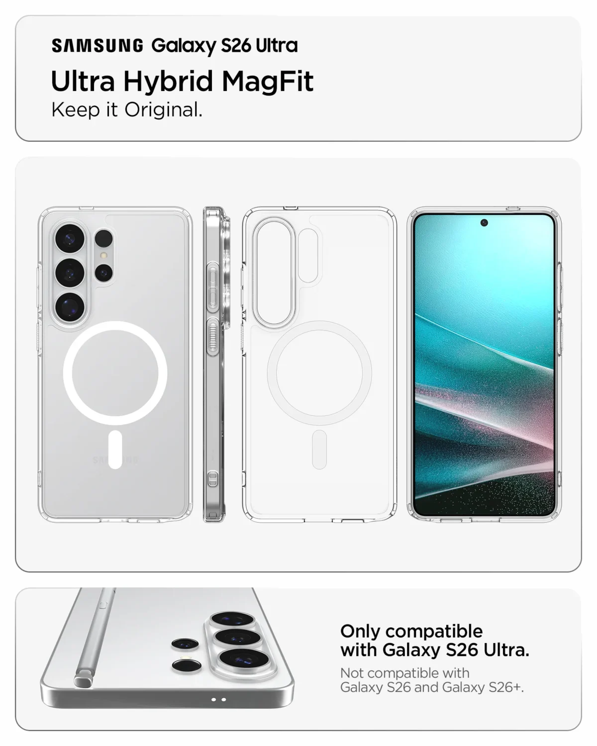 Galaxy S26 Ultra Case Ultra Hybrid (Mag Fit) - Image 18